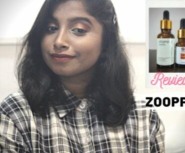 Zoopping Vitamin C & Lip serum review | Hindi | Get rid of dark lips & get flawless skin | Makeup G