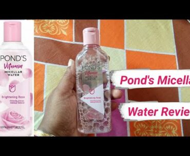 Pond's Vitamin Micellar Water Review in hindi || how to remove makeup || love_yourself_with_priya