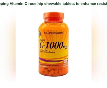 Best seller Free shipping Vitamin C rose hip chewable tablets to enhance resistance 250 capsules