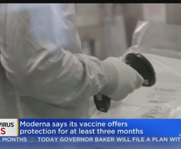Moderna Says COVID Vaccine Could Create Immunity For At Least Three Months