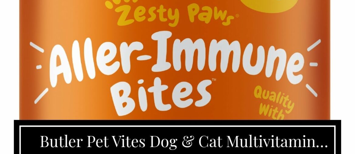 Butler Pet Vites Dog & Cat Multivitamin Dietary Food Supplement - Veterinarian Formulated - Vit...