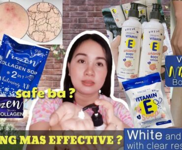 VITAMIN E WHITENING  FROM THAILAND HONEST REVIEW | FROZEN COLLAGEN UPDATE | ALIN ANG MAS EFFECTIVE?