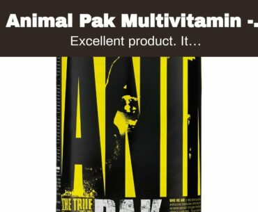Animal Pak Multivitamin - Sports Nutrition Vitamins with Amino Acids, Antioxidants, Digestive E...