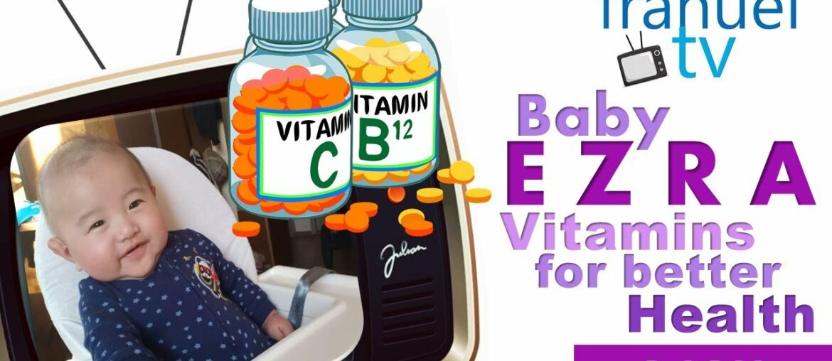 Baby EZRA takes his vitamins - Healthier and Stronger! - Living in Poland | Pinoy OFW