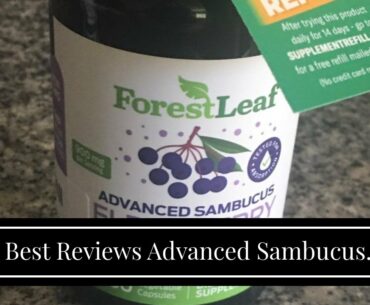 Best Reviews Advanced Sambucus Elderberry Immune Booster with Zinc & Vitamin C - Black Elderber...