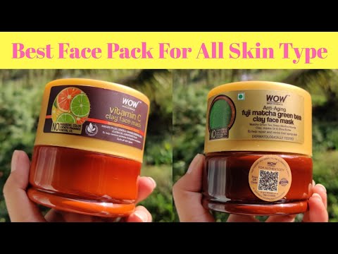 Best Clay Face Pack For All Skin Type l Vitamin C Face Pack OR Fuji Matcha Green Tea l Worth Buying?