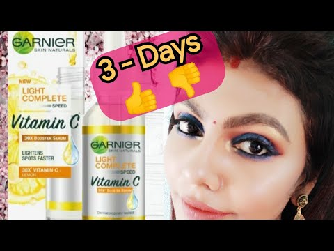 GARNIER Vitamin C Serum | Reduce Dark Spot | Review and Demo | Menorah SG