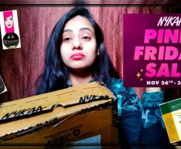Nykaa Pink Friday Sale haul 2020 | Huge discount | Affordable makeup products |