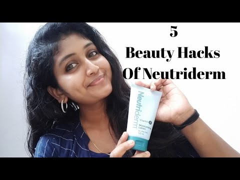 5 Beauty Hacks Of Neutriderm Vitamin E Moisturising Lotion| Neutriderm in Malayalam||