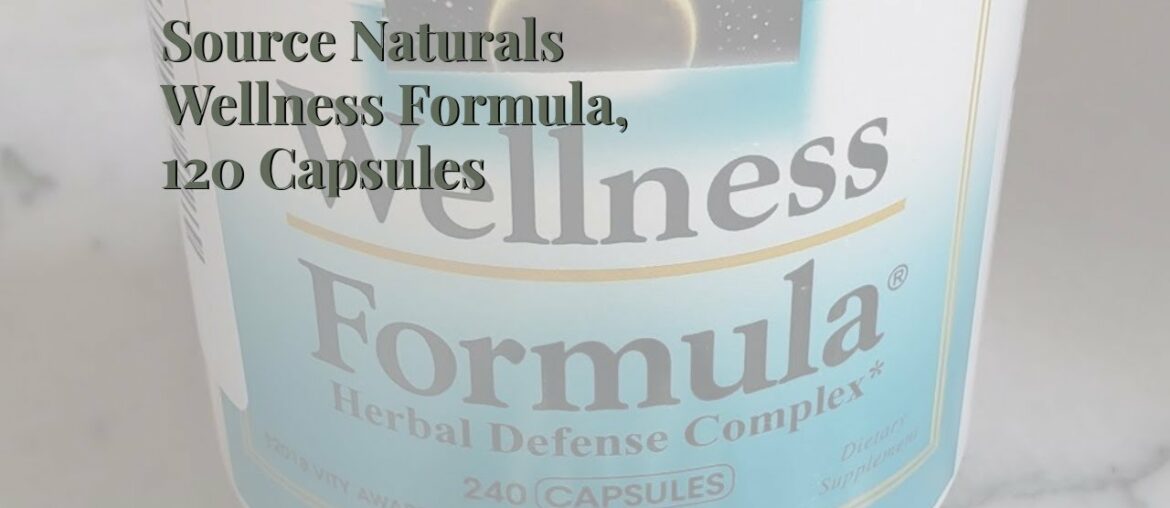 Source Naturals Wellness Formula, 120 Capsules