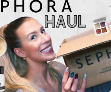 HUGE SEPHORA HAUL - HUDA BEAUTY, ONE/SIZE AND MORE