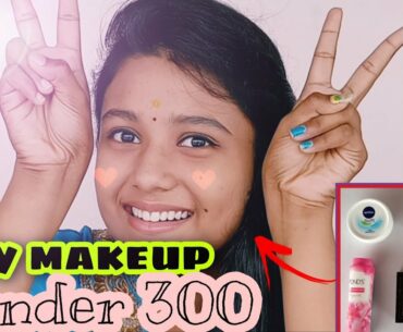 Easy Begginer/ Makeup look /under 300 / Tamil / Naughty Nandha