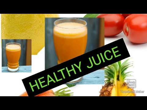 With no money, how to make and benefit from fruits and vegetables juice at low cost/Homemade juice