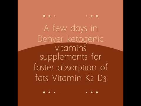 Ketogenic diet supplements Vitamin K2 D3 Fish Oil EPA DHA for muscles heart nerve joint health