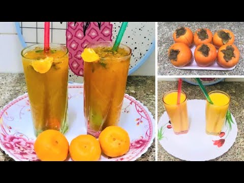 Japani Fruit / Kaka Fruit juice | Orange Punch | Persimmon mocktail | Immune Booster Drink