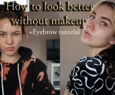 How to look better without makeup?  Tinting my eyebrows and eyelashes