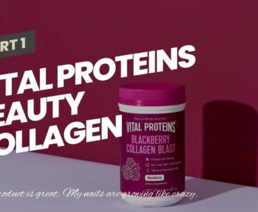 Vital Proteins Beauty Collagen Peptides Powder Supplement for Women, 120mg of Hyaluronic Acid -...