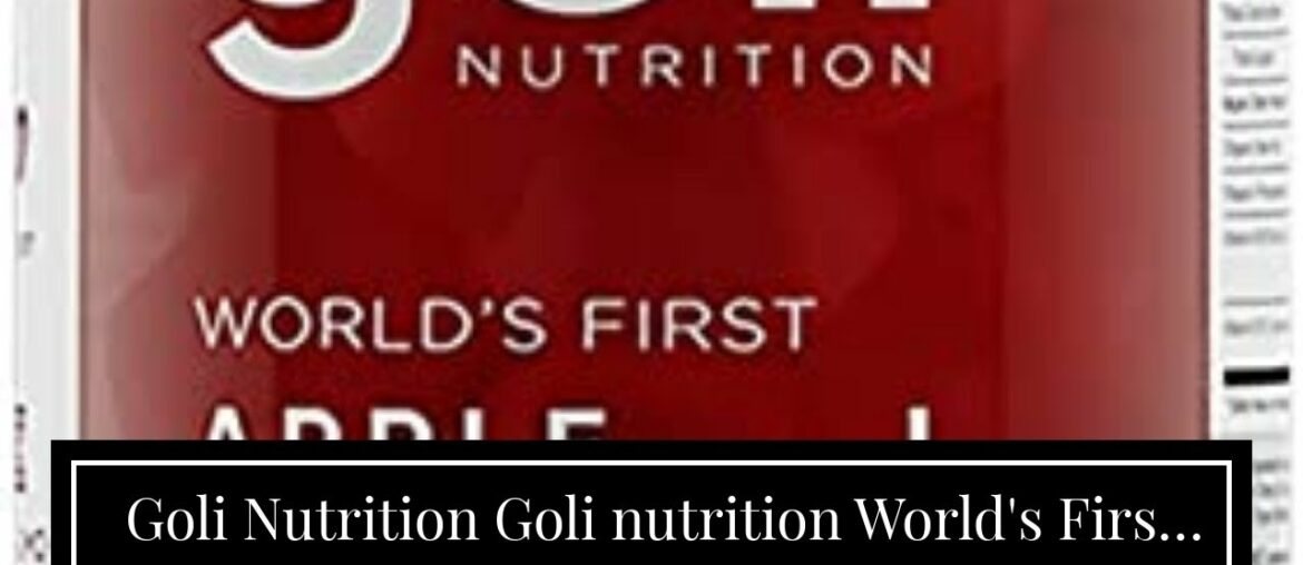 Goli Nutrition Goli nutrition World's First Apple Cider Vinegar Gummies 60 Count, 60 Count