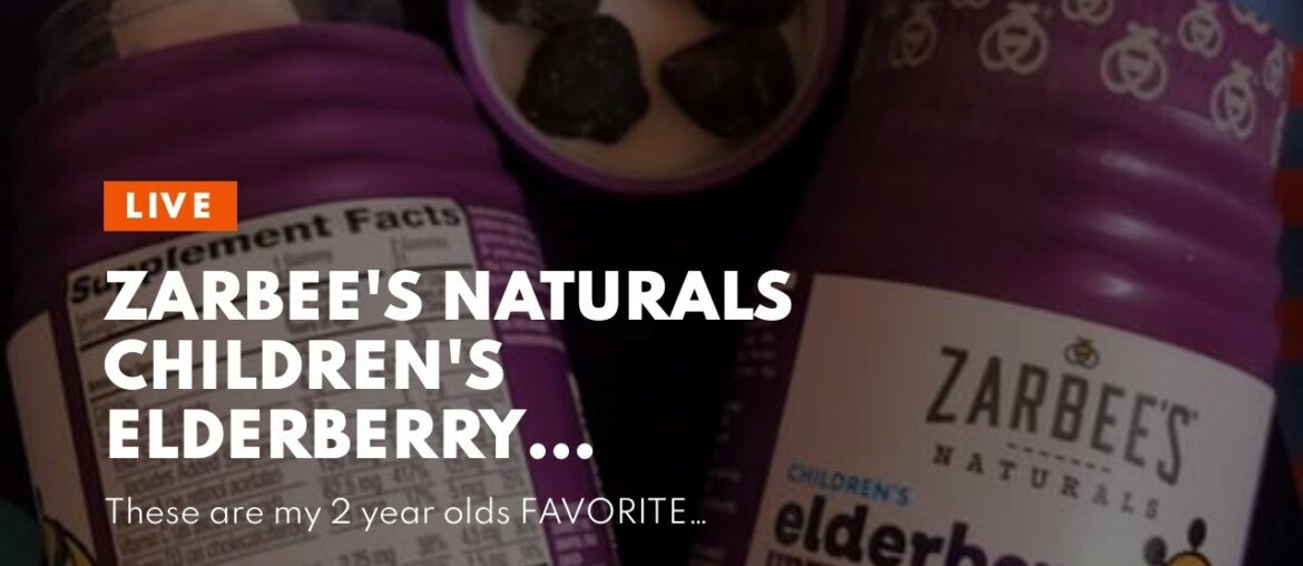 Zarbee's Naturals Children's Elderberry Immune Support* with Vitamin C & Zinc, Natural Berry Fl...