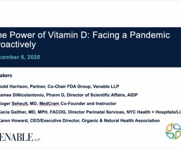 The Power of Vitamin D   Facing a Pandemic Proactively