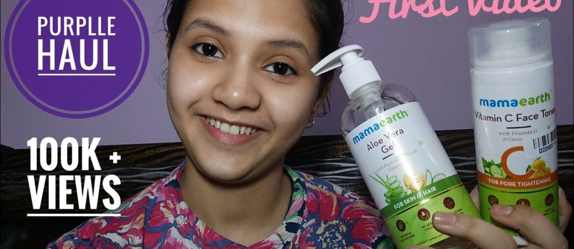 Purplle Haul Part-1 || Makeup + Skincare Haul || First Video || Under Rs.500 Only || Fashion Creator