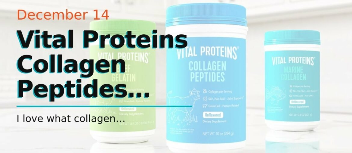 Vital Proteins Collagen Peptides Powder Supplement, Shrink-Wrapped 10oz Bundle, Hydrolyzed Coll...