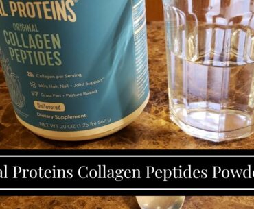Vital Proteins Collagen Peptides Powder - Pasture Raised, Grass Fed, unflavored 20 oz