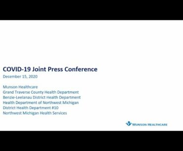 COVID-19 Joint Press Conference, December 15, 2020