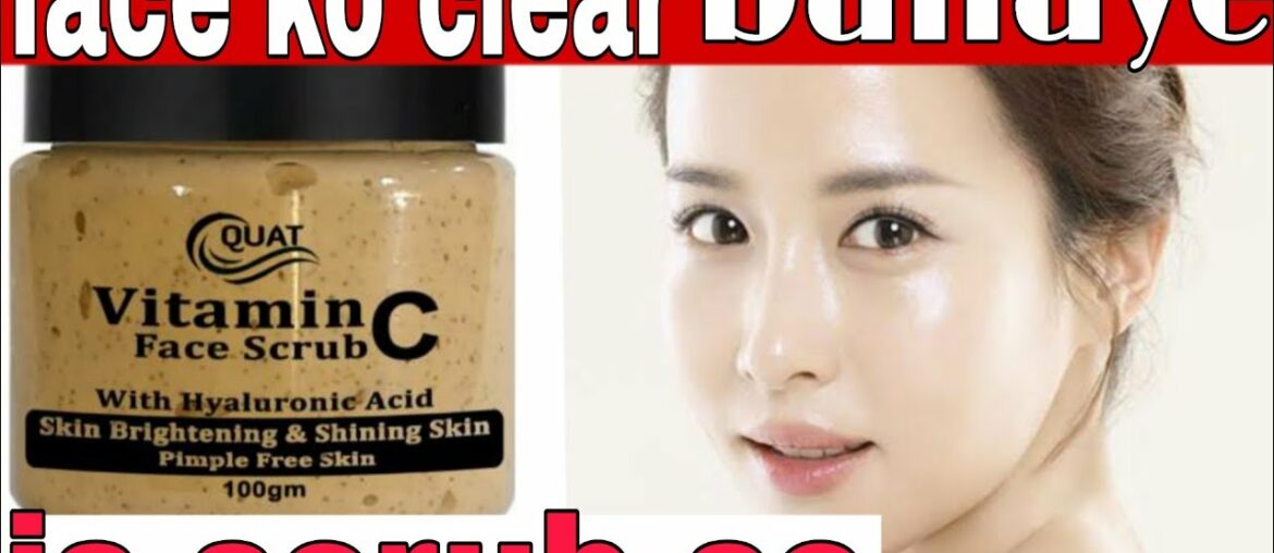 quat vitamin c scrub review by CORRECT and care