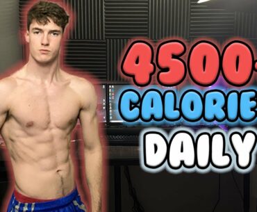 What To Eat Every Day To BULK | 4500+ CALORIES a day | Legs and Shoulders