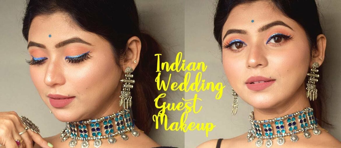 Indian Traditional Wedding Guest Makeup Tutorial