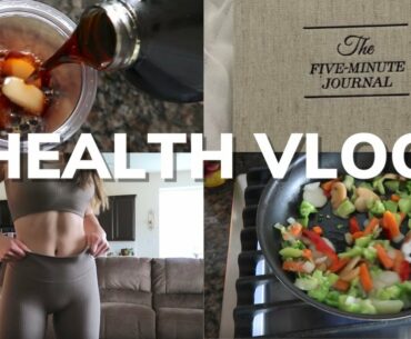 HEALTH VLOG: my workouts, what I eat, vitamins and supplements I take