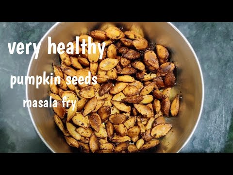 Pumpkin (kaddu )Seeds Masala Fry(Hindi) Vitamins mein bharpur | How to make Pumpkin seeds masala fry