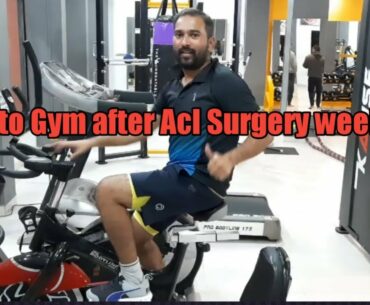 Gym After Acl Surgery | Cycling After Acl Surgery | Gym After Acl Reconstruction |AclSurgery Week 44