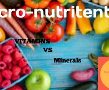 Micro-nutritents |minerals |vitamins|macro and micro minerals