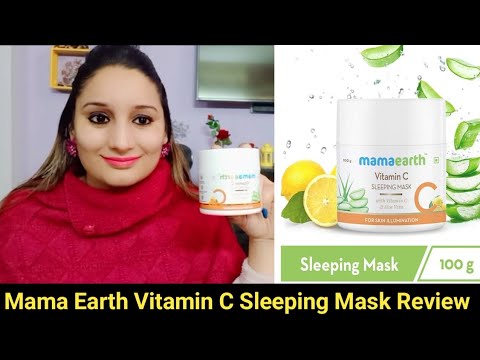 Best Sleeping Mask for Glass Skin | Mama earth Vitamin C Sleeping Mask