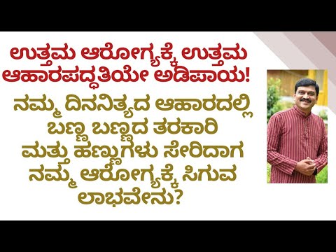 COLOURFUL DIET | DR VENKATRAMANA HEGDE | VEDA WELLNESS CENTER | NISARGA MANE