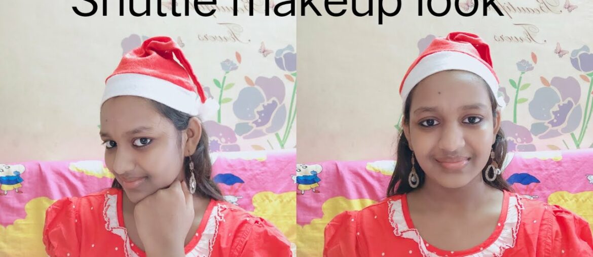 No eyeshadow , no foundation, no highlighter Christmas makeup tutorial Prani-Beauty channel in Tamil