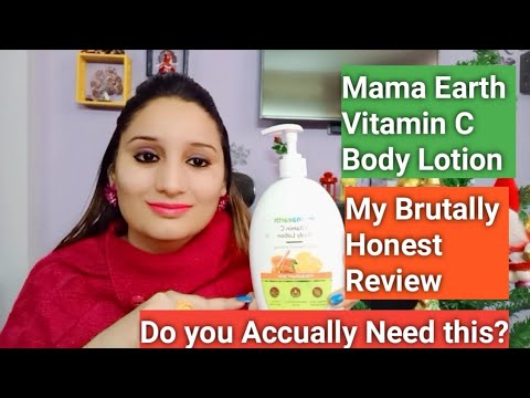 Mama Earth Vitamin C Body lotion My Brutally Honest Opinion on this Product