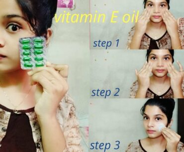 Vitamin E oil skin treatment / Get beautiful, spotless glowing skin in malayalam-bincy Suresh