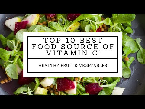 Top 10 Best Food Source of  Vitamin C' | Healthy Fruit and Vegetables | Ate Bing's Channel