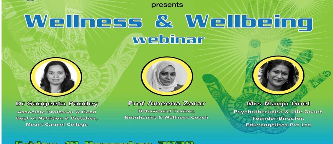 Webinar | Wellness and Wellbeing || SJBHS Bengaluru