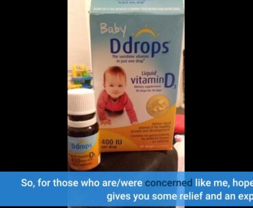 Baby Ddrops 400 IU 90 Drops (0.08 Fl Oz) - Liquid Vitamin D3 Drops Supplement for Infants