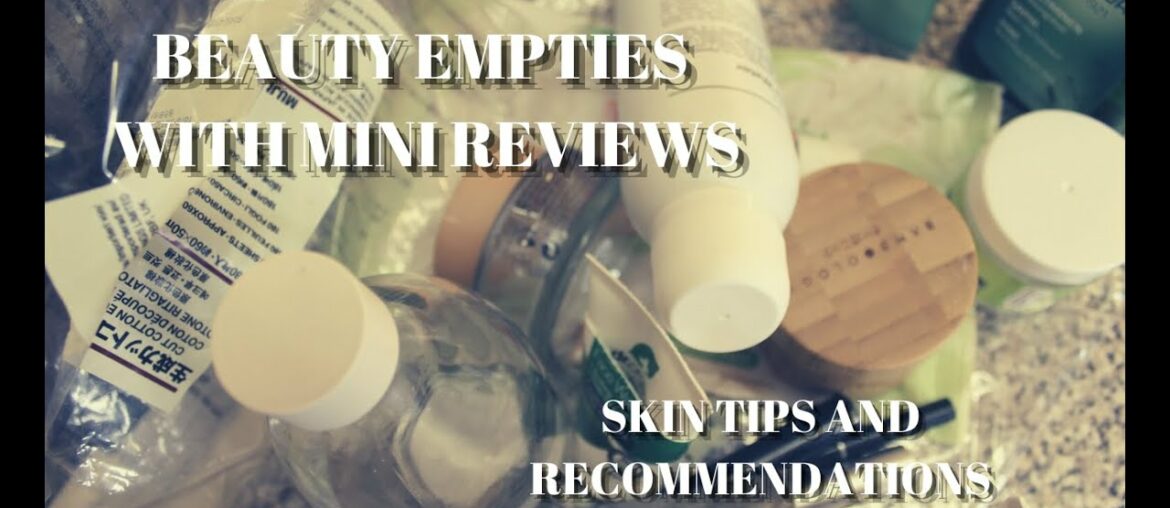 #2 Beauty Empties with Mini Reviews| Skincare and Makeup | Dec 2020