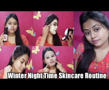 Winter Night Time SkinCare Routine// For Glowing & Bright Skin//Makeup Lover Tanima
