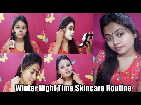 Winter Night Time SkinCare Routine// For Glowing & Bright Skin//Makeup Lover Tanima