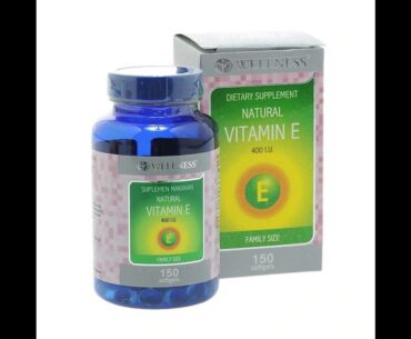 Fungsi Wellnes Natural Vitamin E 400 IU I Kegunaan Wellnes Natural Vitamin E 400 IU