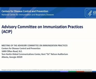 December 11, 2020 ACIP Meeting - Welcome and COVID-19 vaccine