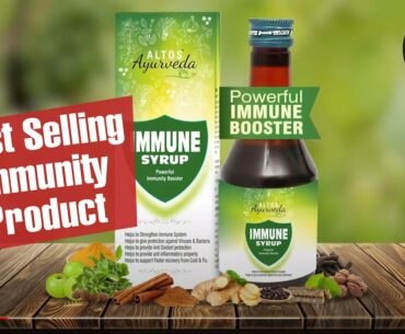 Altos Immune Syrup(Powerful Immune Booster) a blend of 11 ayurvedic herbs.