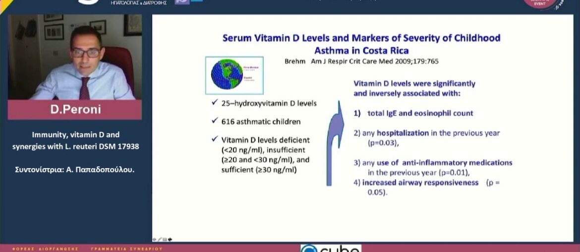 21  D  Peroni   Immunity, vitamin D and synergies with L  reuteri DSM 17938